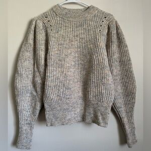 a new day Marled Cream Crewneck Sweater
